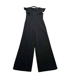 DkNy black wide leg jumpsuit size 6